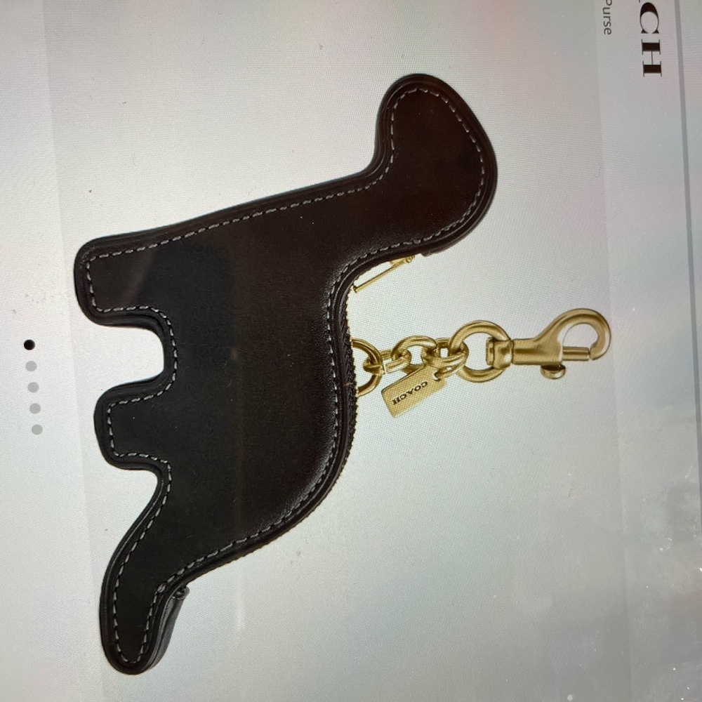 Coach DINO Change Purse smoking home